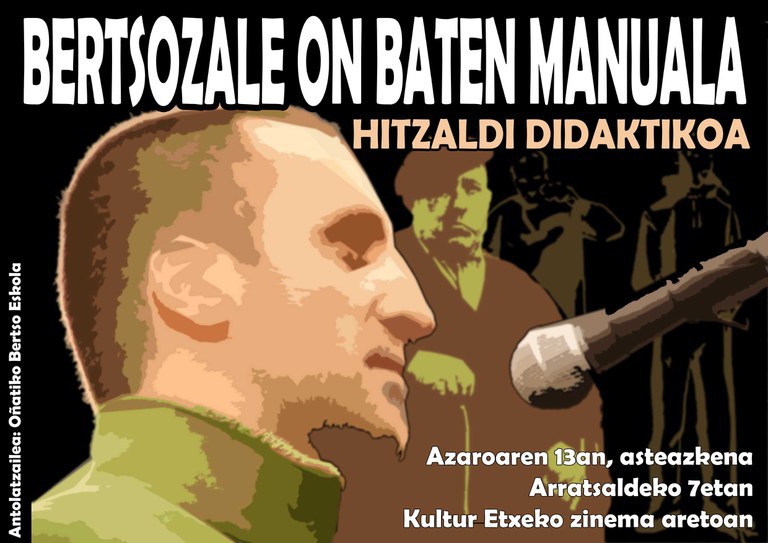 “Bertsozale on baten manuala”