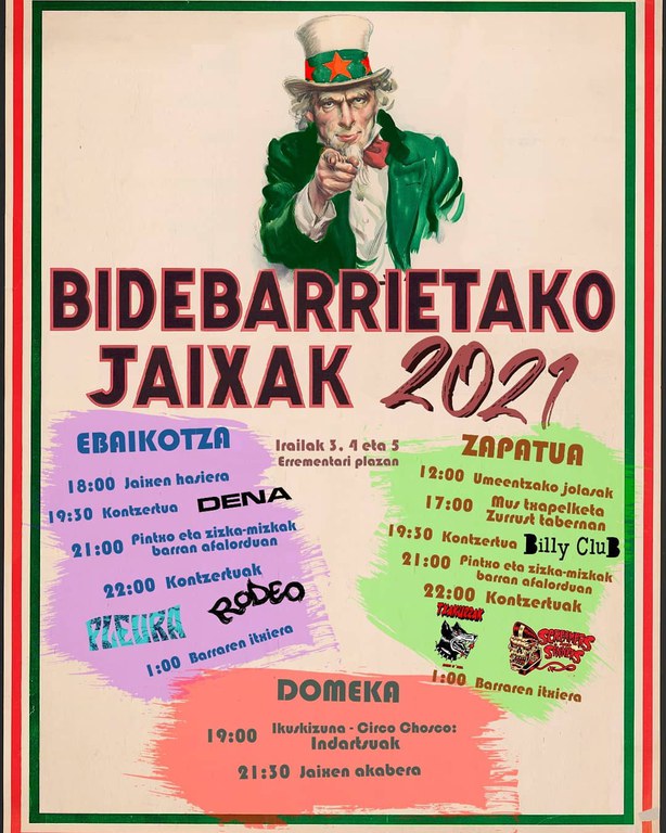 Bidebarrietako jaixak