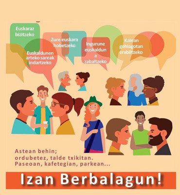 Campaña para participar en el programa Berbalagun