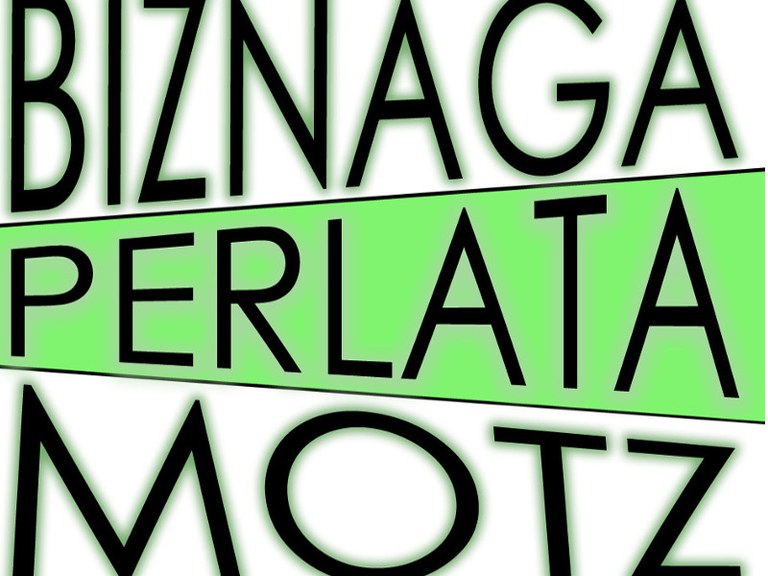 Biznaga, Perlata y Motz en directo