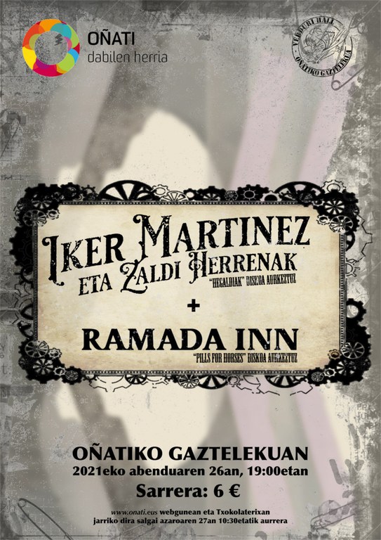 Concierto de los grupos Iker Martinez eta Zaldi Herrenak y Ramada Inn