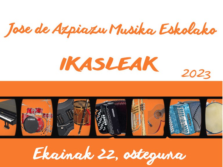 Concierto fin de curso de los alumnos de Jose de Azpiazu Musika Eskola
