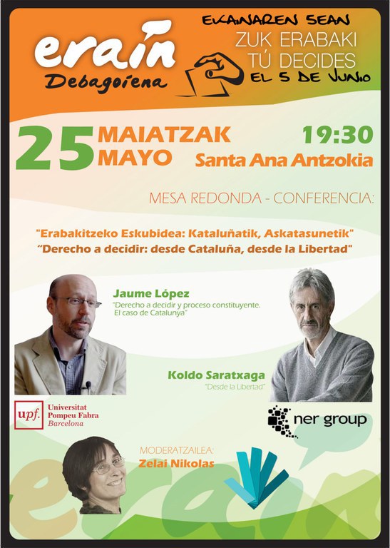 Conferencia "Derecho a decidir: desde Cataluña, desde la Libertad"