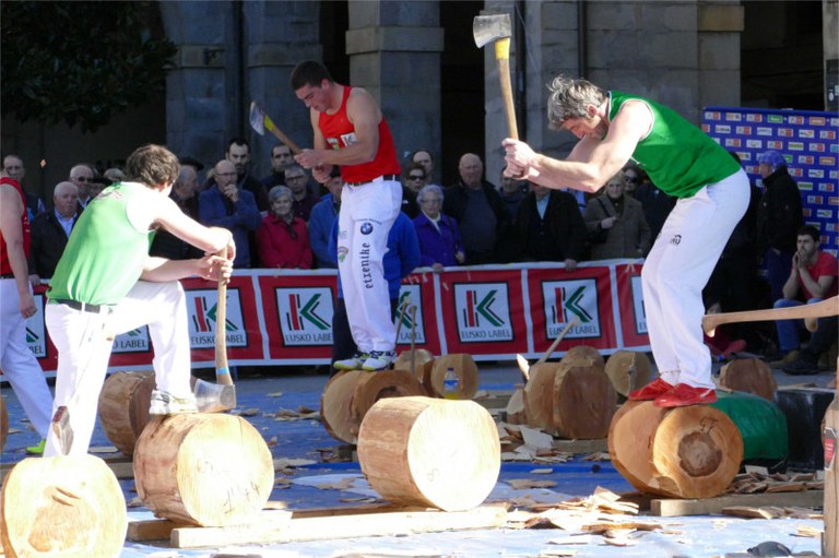 Final del Campeonato de aizkolaris de Gipuzkoa