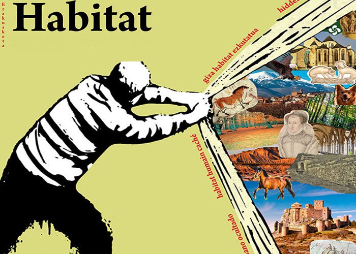 Último día de la exposición "Habitat - Euskaldunon historia mapen bitartez"