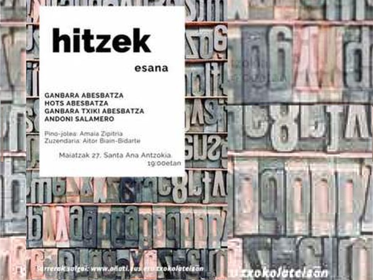 Concierto "Hitzek esana"