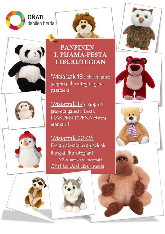 Panpinen I. pijama festa / Fiesta de pijamas de peluches