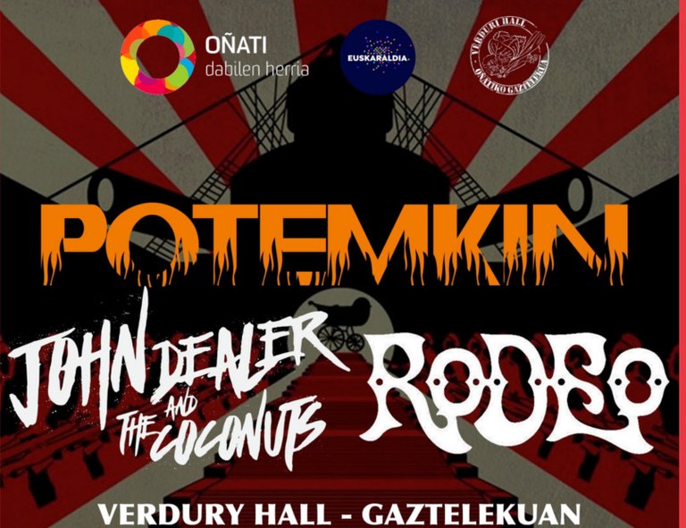 Potemkin, Rodeo y John Dealer and The Coconuts en directo