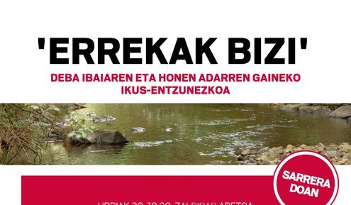 Proyección del documental “Errekak bizi”