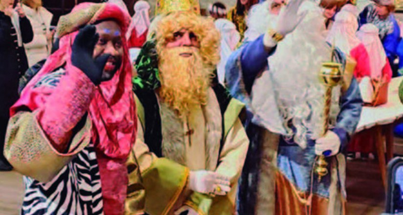 Cabalgata y recibimiento a Melchor, Gaspar y Baltasar