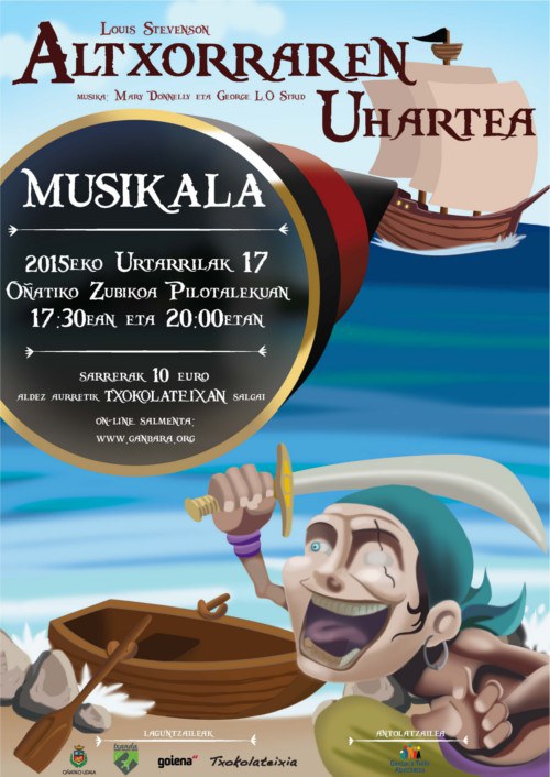 “Altxorraren uhartea” Ganbara Txiki abesbatzaren ikuskizuna