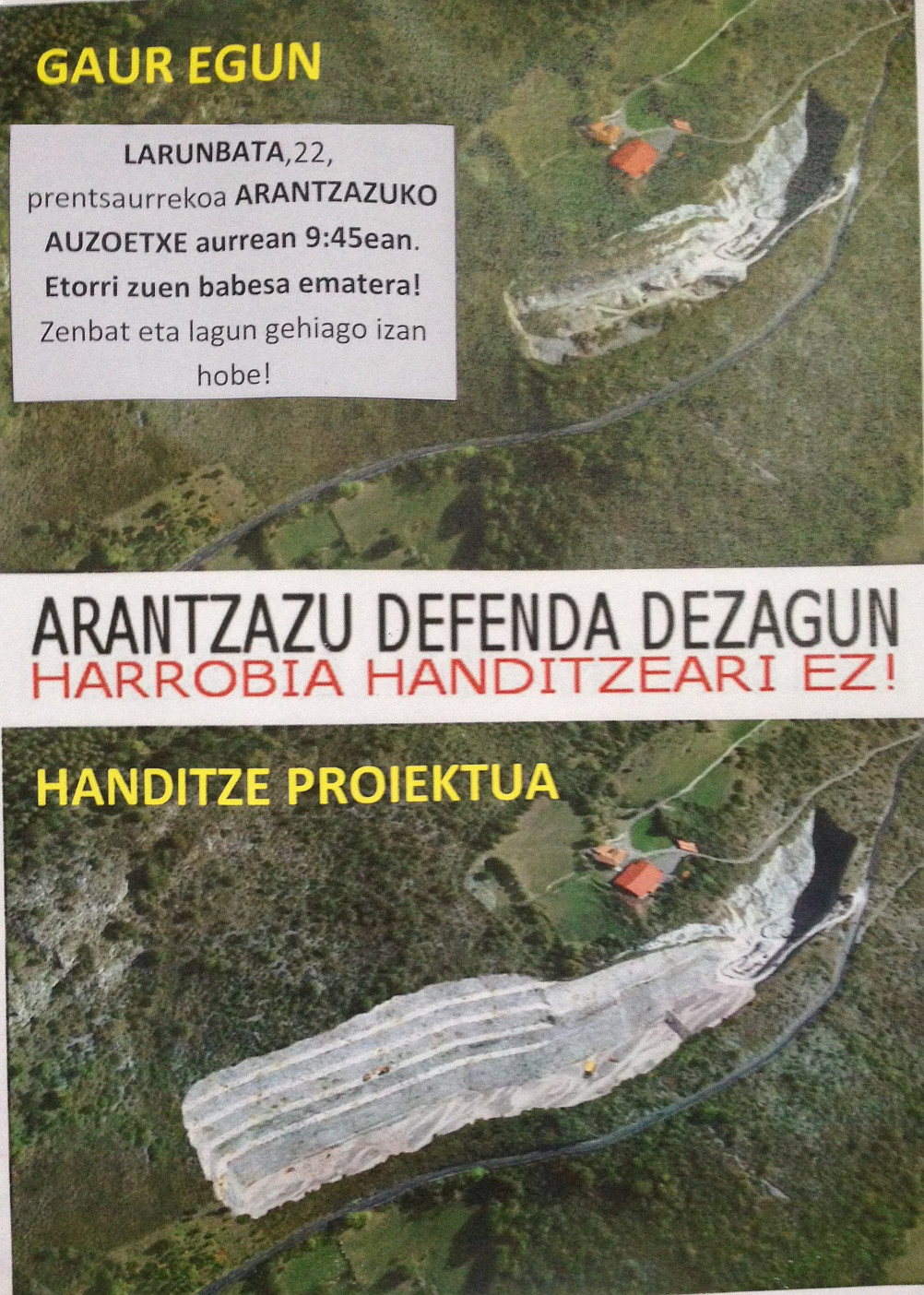 Arantzazuko harrobia