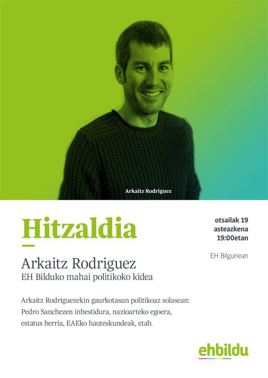 Arkaitz Rodriguezen hitzaldia