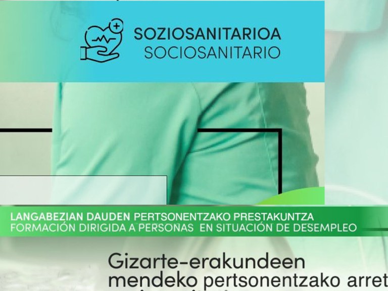 Arreta sozio-sanitario arloko formaziori buruzko informazio saioa