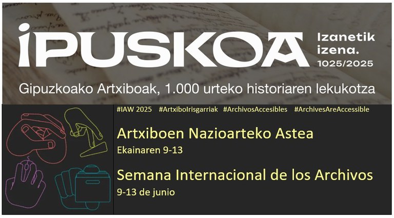 Bisita gidatuak Gipuzkoako Probintziako Artxibo Historikoan