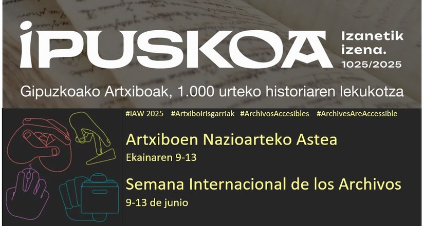 Bisita gidatuak Gipuzkoako Probintziako Artxibo Historikoan