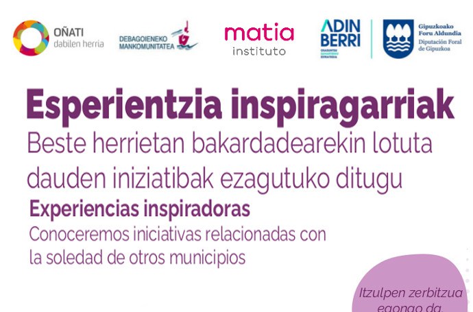 Bakardadeen inguruan: Esperientzia inspiragarriak