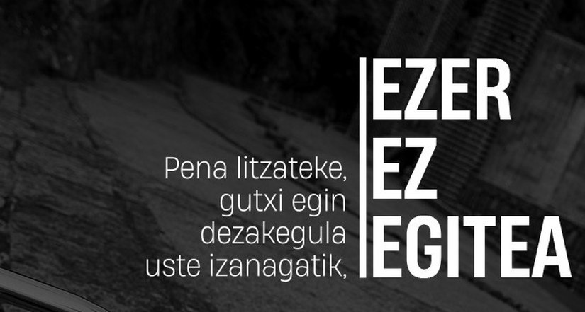 "Ezer Ez Egitea" dokumentalaren emanaldia
