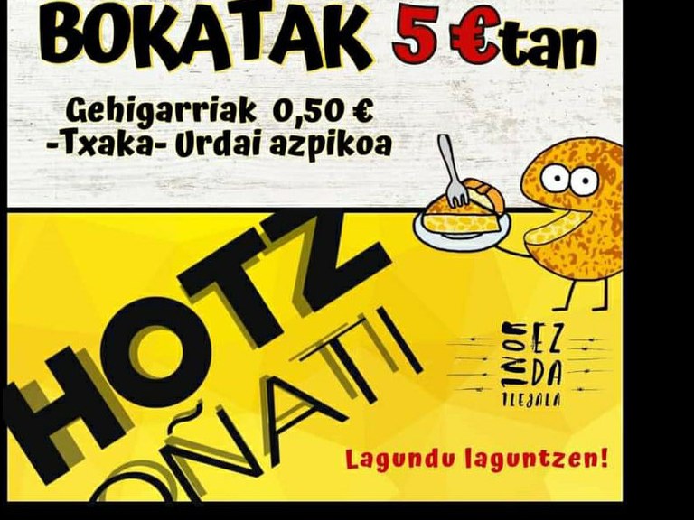 Bokatak, Hotz Oñatiren eskutik