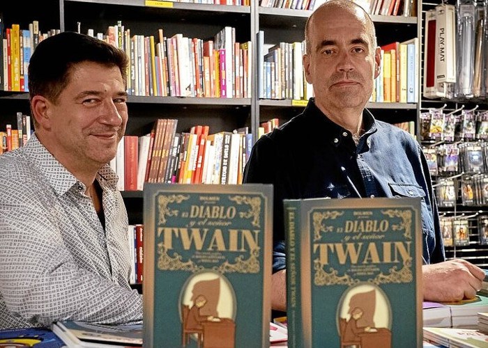Komikia tertulixan Koldo Azpitarte eta Mikel Baorekin