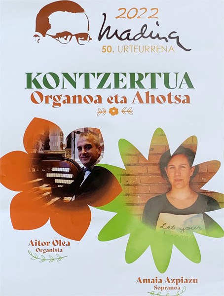 Kontzertua Organoa eta Ahotsa