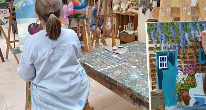 “Marrazketa eta Pintura artistiko tailerreko” lanen erakusketa “Marrazketa eta Pintura artistiko tailerreko” lanen erakusketa
