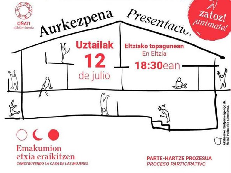 Oñatiko Emakumion Etxiaren barne antolaketaren aurkezpena