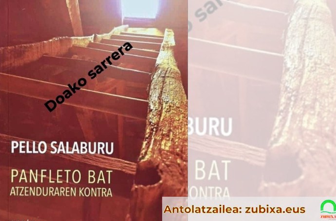 “Panfleto bat atzenduraren kontra” liburuaren aurkezpena eta solasaldia