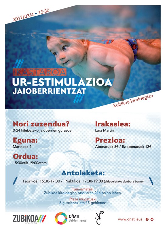 "Ur-estimulazioa jaioberrientza" ikastaroa