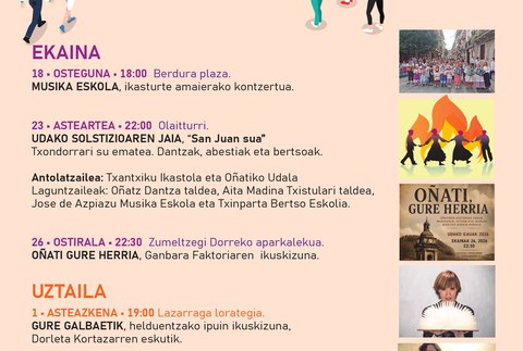 10 ikuskizun bildu dira KALEAN udako kultur egitarauan