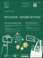 “Bizi jaixak, zainddu herrixa” promozio berezia abiatu du Txanda elkarteak