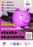 “Emantzipaziorako etxeko ekonomia” izeneko tailerra antolatu da, 18-30 urte bitarteko gazteei zuzenduta