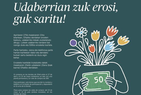 “Udaberrian zuk erosi, guk saritu” kanpainari ekin dio Txanda dendarien elkarteak, gaur