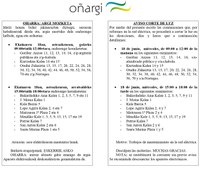 3 orduko bi argi mozketa programatu ditu Oñargik asteazkenerako