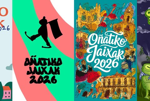 4 lan aurkeztu dira jaietako egitarauaren azala irudikatzeko lehiaketara