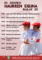 600 neska-mutikok parte hartuko dute domekako Haurren Egunean