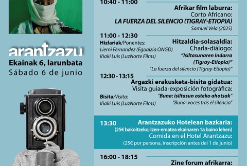 "Arantzazu Afrikarekiko topaleku" jardunaldia egingo da, larunbatean