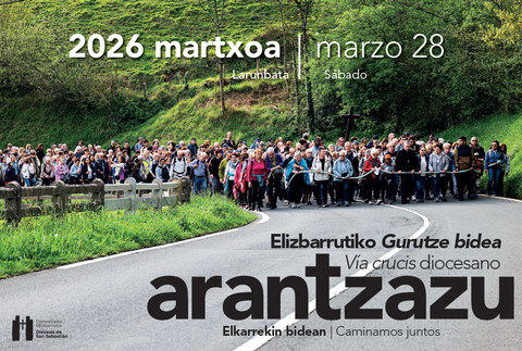Arantzazura ibilaldia egingo da larunbatean, Elizbarrutiak antolatuta
