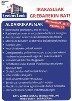 Aurrekoetan baino irakasle gehiagok egin dute bat Oñatin Hezkuntza publikoan deitutako grebarekin