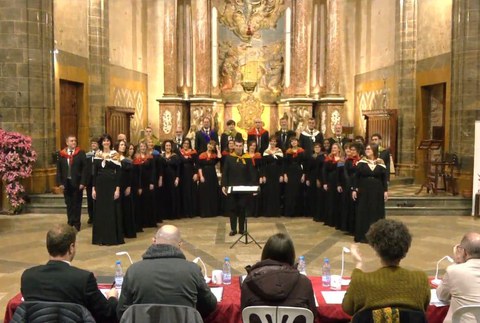 Bigarren saria irabazi du Ganbara abesbatzak Binissalemgo lehiaketan