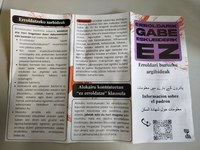 Erroldatzeari buruzko argibideak biltzen dituen informazio orria banatu da postontzietara