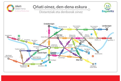 Eskolako metro-minutua osatuko da Lehen Hezkuntzako ikastetxeetan, mugikortasun aktiboa sustatzeko