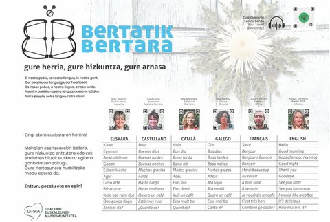 Euskara, uda eta turismoa eskutik datoz, berriro, “Bertatik bertara” kanpainarekin