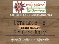 Gomiztegi baserriaren egunerokoa ikusgai "Ongi etorri baserrira" ekimenaren baitan