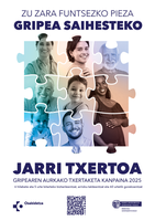 Hasi da gripearen kontrako txertaketa kanpaina berria