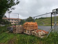 Hasi dira Urgain eskolako jolasgunea eraberritzeko, bigarren faseko A ataleko lanak