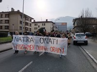 Lan hitzarmen duina eskatuz hirugarren mobilizazio eguna dute Natrako langileek