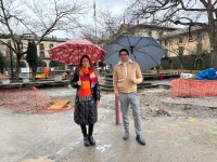 Martxo akabera-apirila hasierarako amaituko dira plaza-ondoko lanak