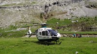 Oñatiko emakume bat helikopteroz eraman zuten Posets-Madaleta natur parketik Benasquera