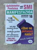 Pentsionistak Gasteiza, manifestazioa egitera itzuliko dira ostegunean